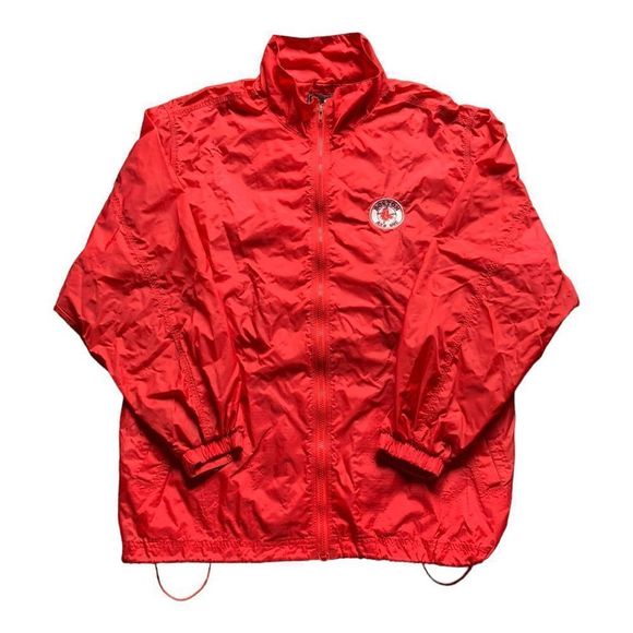 Mens G3 Sports MLB Boston Red Sox Full Zip Up Red Windbreaker - Picture 1 of 5